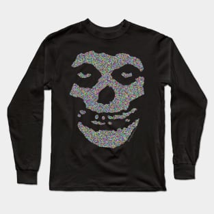 The Crimson Ghost Skull - Static Long Sleeve T-Shirt